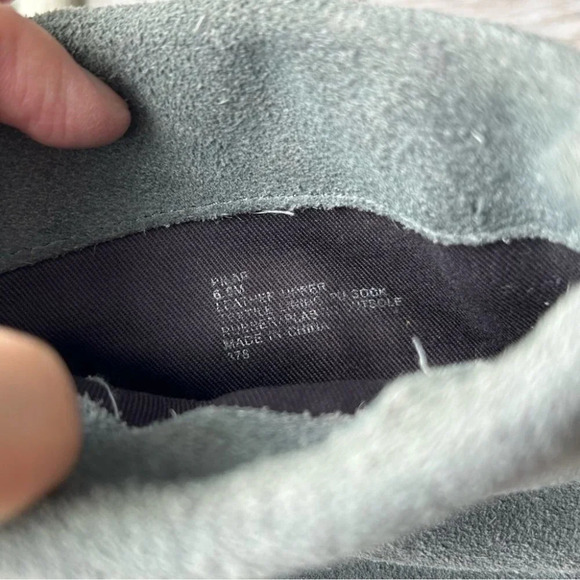 STEVE MADDEN Pilar Gray Suede Fold Over Heeled Boots - Picture 10 of 14